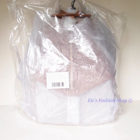 ❤️ NWT Rebecca Minkoff Julian Jumbo Leather Backpack Caramello Brown AUTHENTIC main image 0